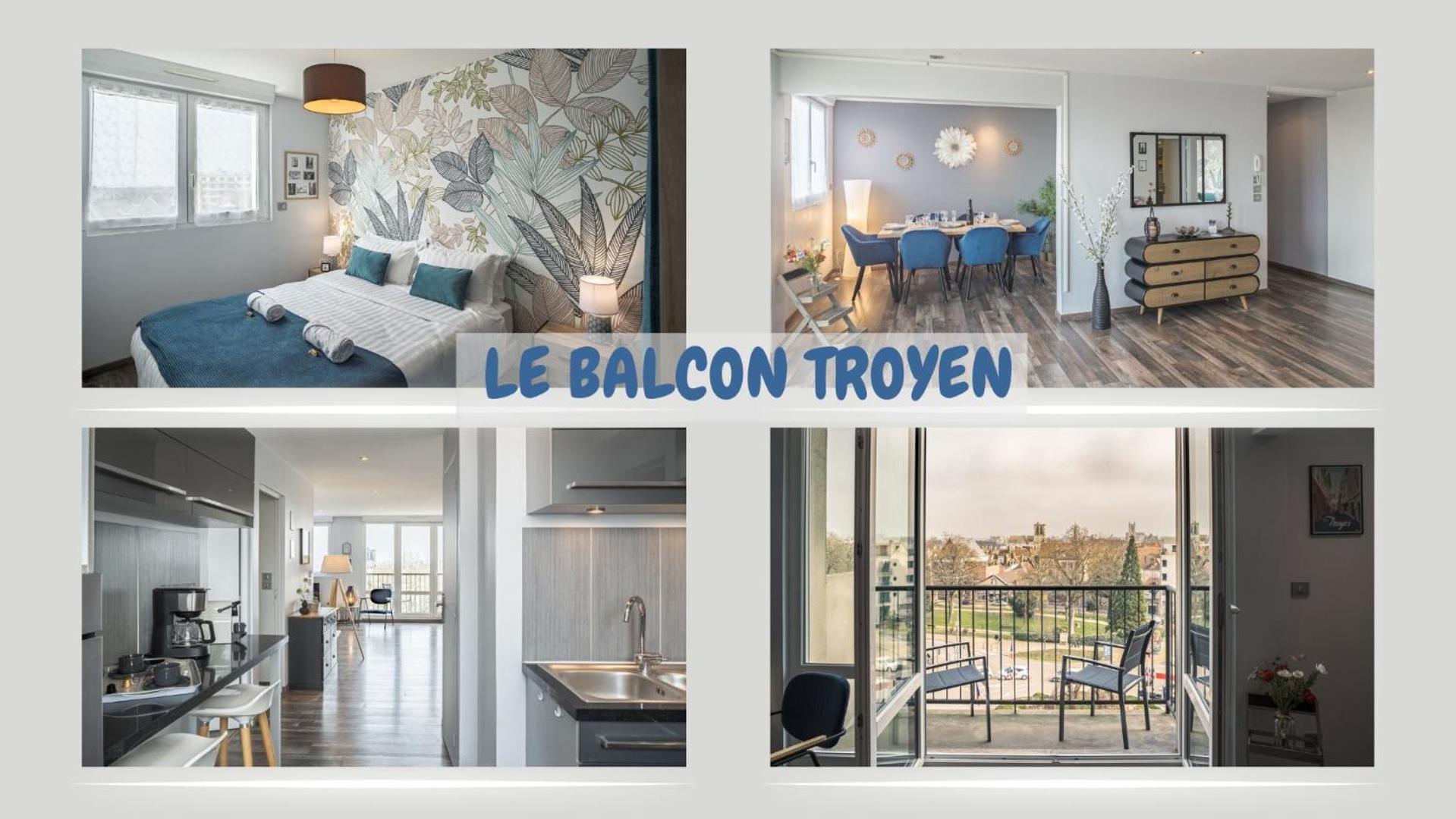 Ferienwohnung Le Balcon Troyen - Proche Hypercentre - 4 Pers. Troyes Exterior foto